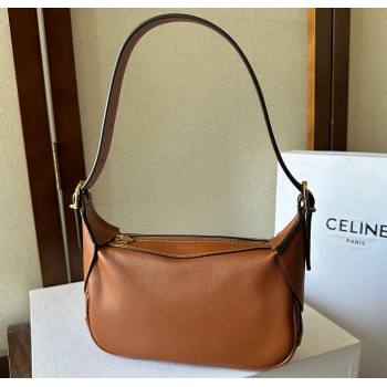 Celine MINI ROMY Bag in SUPPLE CALFSKIN Brown 2024 (xinyidai-24020235)