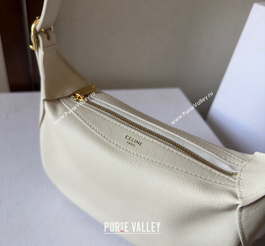 Celine MINI ROMY Bag in SUPPLE CALFSKIN White 2024 (xinyidai-24020234)