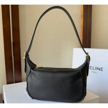 Celine MINI ROMY Bag in SUPPLE CALFSKIN Black 2024 (xinyidai-24020233)