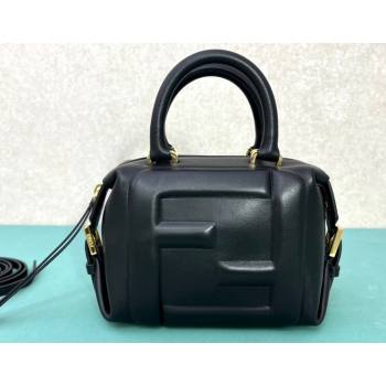 Fendi FF Cube Mini Bag in nappa-leather Black 2024 (xinyidai-24020253)