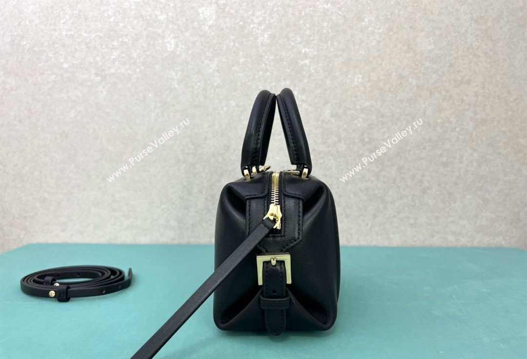 Fendi FF Cube Mini Bag in nappa-leather Black 2024 (xinyidai-24020253)