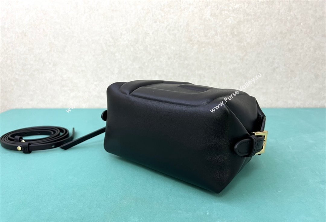 Fendi FF Cube Mini Bag in nappa-leather Black 2024 (xinyidai-24020253)