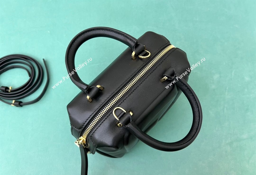 Fendi FF Cube Mini Bag in nappa-leather Black 2024 (xinyidai-24020253)