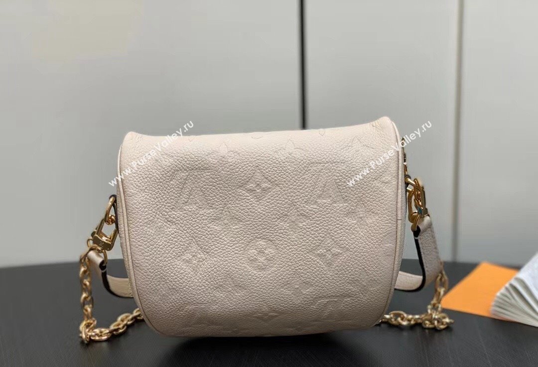 Louis Vuitton Monogram Empreinte Mini Bumbag M83275 Cream 2024 (kiki-24021822)