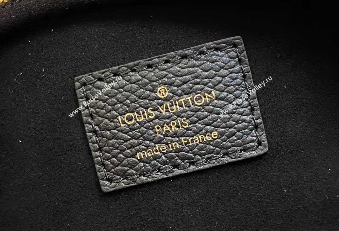 Louis Vuitton Monogram Empreinte Mini Bumbag M46917 Black 2024 (kiki-24021821)