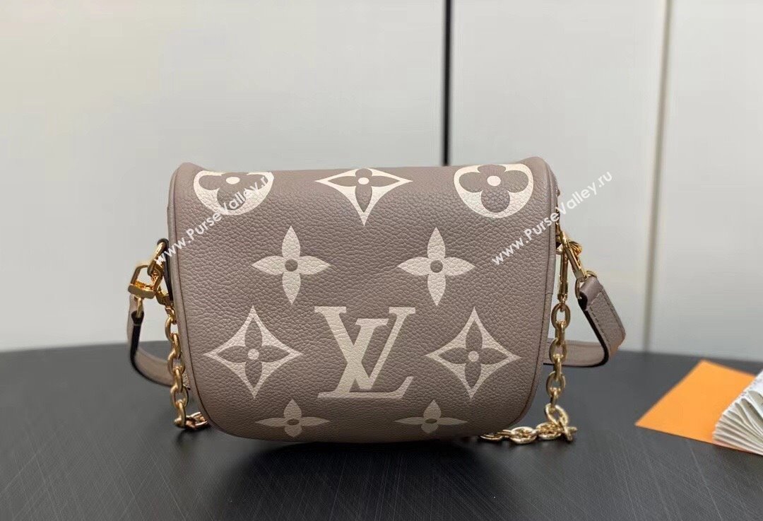 Louis Vuitton Monogram Empreinte Mini Bumbag M83219 Tourterelle Beige / Cream 2024 (kiki-24021823)