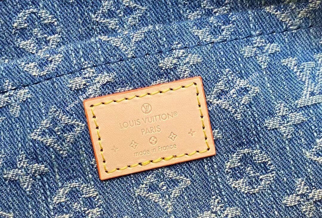 Louis Vuitton Monogram Denim Papillon Bag M46830 Blue New LV Remix 2024 (kiki-24020204)