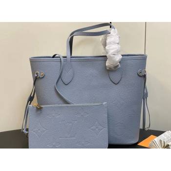 Louis Vuitton Monogram Empriente leather Neverfull MM Bag M46482 Blue Hour 2024 (kiki-24020208)