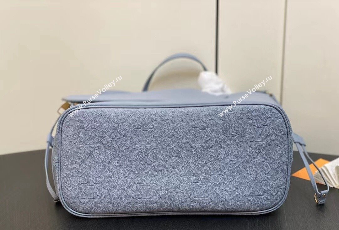 Louis Vuitton Monogram Empriente leather Neverfull MM Bag M46482 Blue Hour 2024 (kiki-24020208)