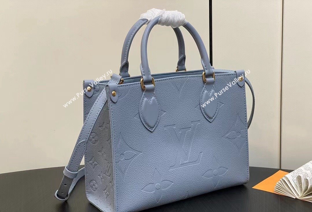 Louis Vuitton Monogram Empriente leather OnTheGo PM Tote Bag M46840 Blue Hour 2024 (kiki-24020209)