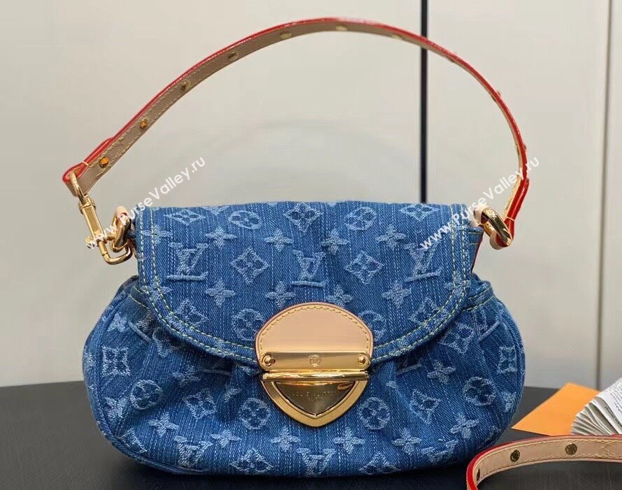 Louis Vuitton Monogram Denim Sunset Bag M46829 Blue New LV Remix 2024 (kiki-24020205)