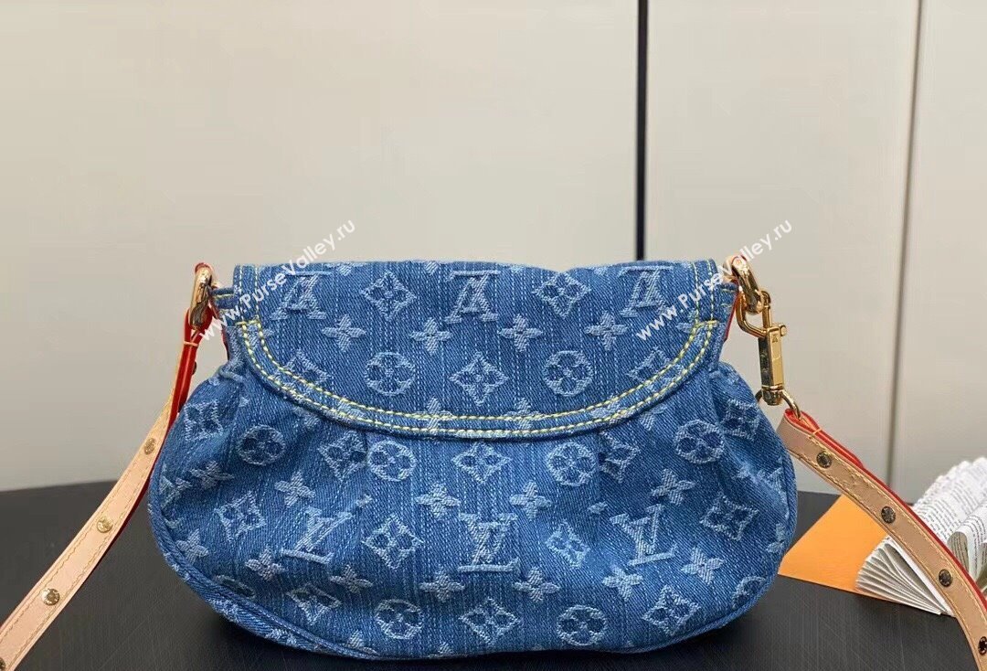 Louis Vuitton Monogram Denim Sunset Bag M46829 Blue New LV Remix 2024 (kiki-24020205)