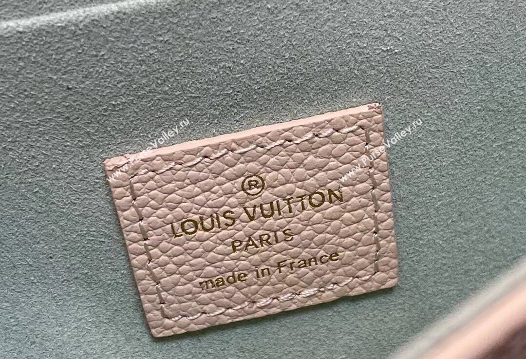 Louis Vuitton Monogram Empreinte Felicie Pochette Bag M83025 White/Green 2024 (kiki-24021817)