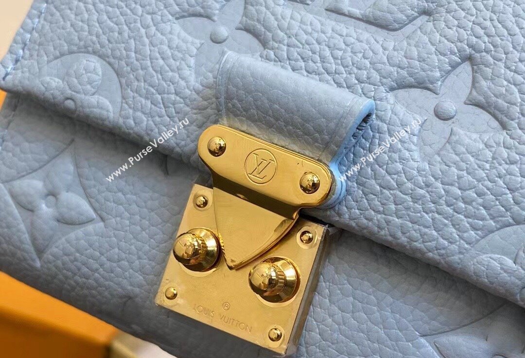 Louis Vuitton Monogram Empreinte Metis Compact Wallet M82926 Blue Hour 2024 (kiki-24021812)