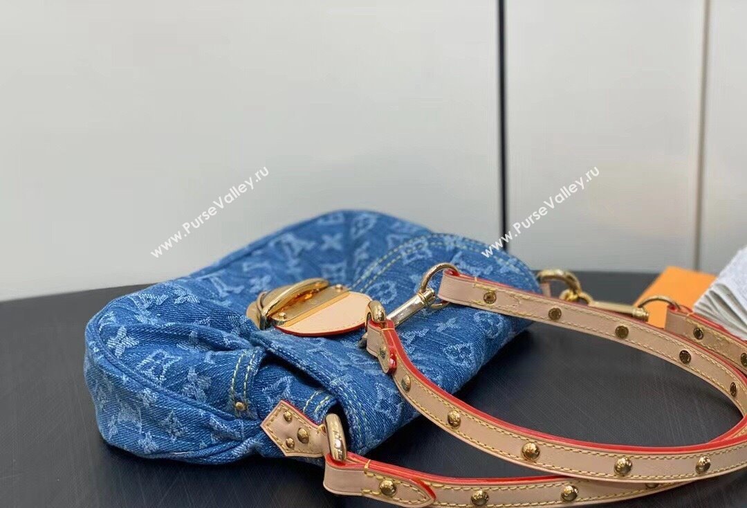Louis Vuitton Monogram Denim Sunset Bag M46829 Blue New LV Remix 2024 (kiki-24020205)
