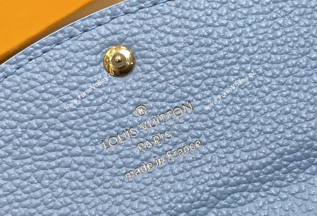 Louis Vuitton Monogram Empreinte Rosalie Coin Purse M83231 Blue Hour 2024 (kiki-24021814)