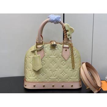 Louis Vuitton Monogram Vernis Alma BB Bag New LV Remix M24063 Chic and Yellow 2024 (kiki-24020201)