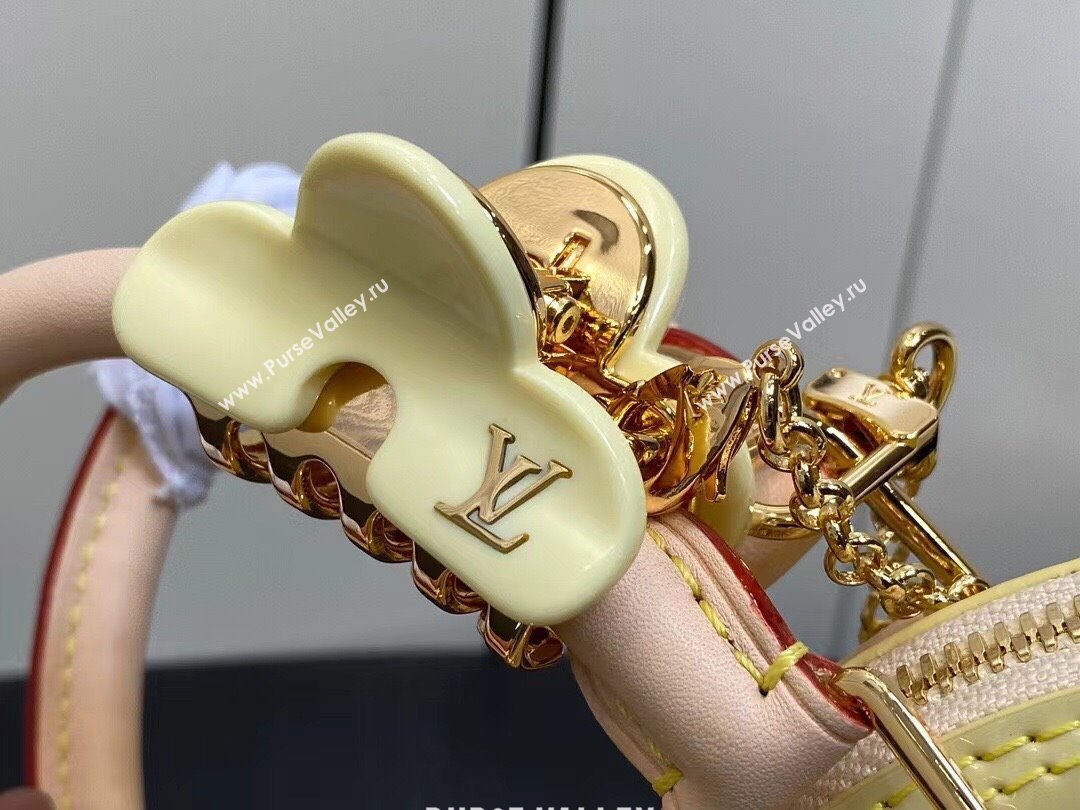 Louis Vuitton Monogram Vernis Alma BB Bag New LV Remix M24063 Chic and Yellow 2024 (kiki-24020201)