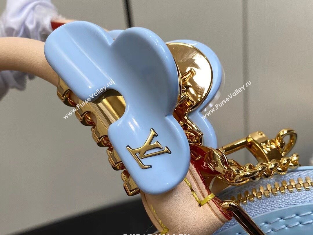 Louis Vuitton Monogram Vernis Alma BB Bag New LV Remix M24062 Sky 2024 (kiki-24020202)