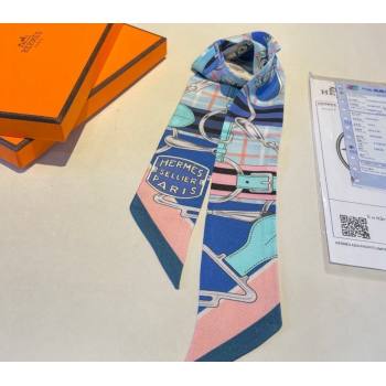 Hermes Twilly Silk Scarf 5x86cm 240221 03 2024 (shishang-24022103)