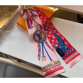 Louis Vuitton Mix and Straps Bandeau Red 8x120cm 2024 (shishang-240221c18)