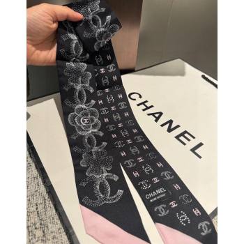 Chanel Silk Twill Slim Bandeau Scarf 240221 03 2024 (shishang-240221c03)