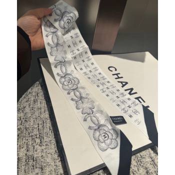 Chanel Silk Twill Slim Bandeau Scarf 240221 04 2024 (shishang-240221c04)