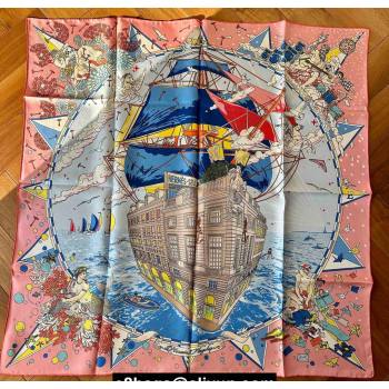 Hermes scarf 90x90cm in silk twill Top Quality 14 2024 (wtz-24022214)