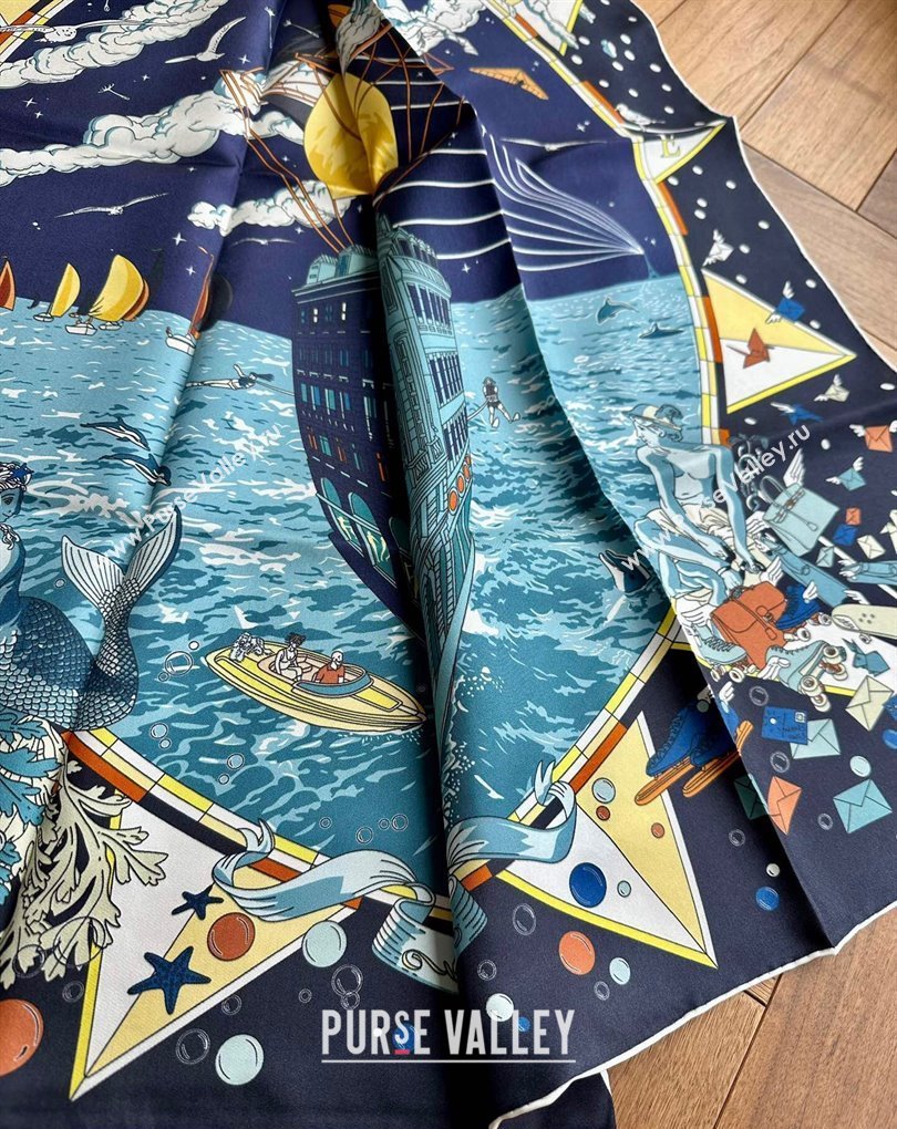 Hermes scarf 90x90cm in silk twill Top Quality 15 2024 (wtz-24022215)