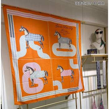 Hermes Shawl 140 Scarf in cashmere and silk 140x140cm Top Quality 123 2024 (wtz-240223123)