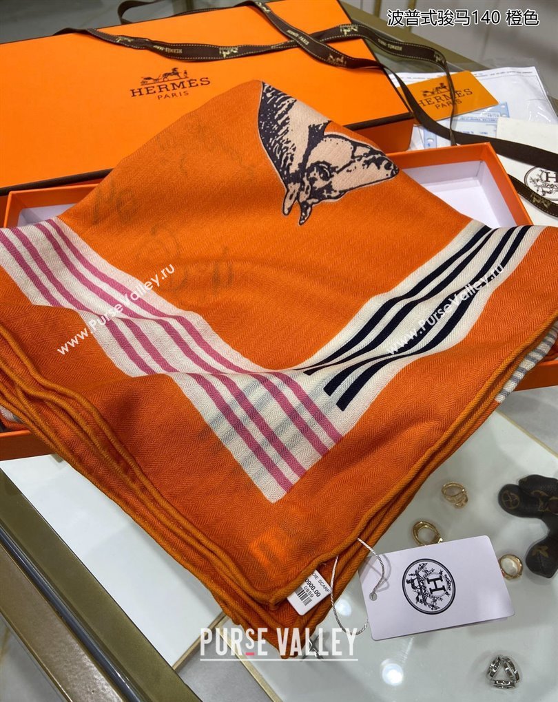 Hermes Shawl 140 Scarf in cashmere and silk 140x140cm Top Quality 123 2024 (wtz-240223123)