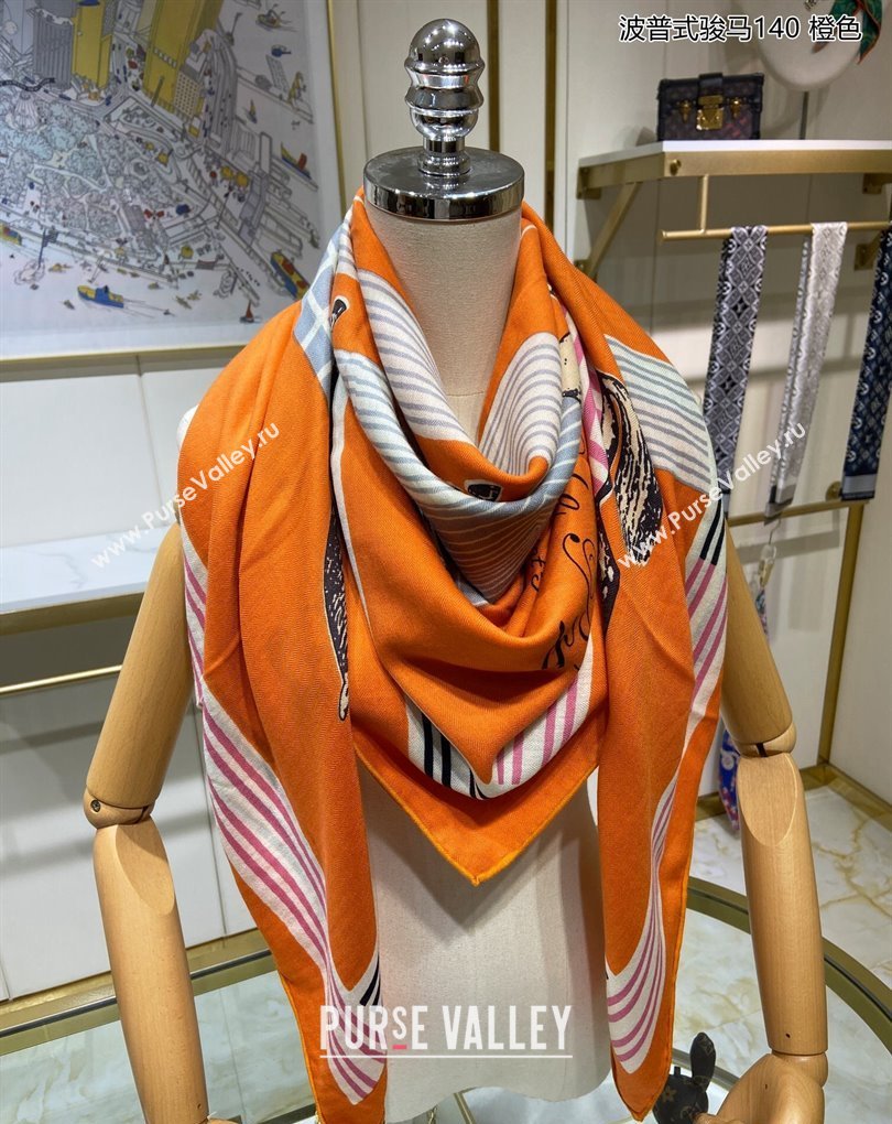 Hermes Shawl 140 Scarf in cashmere and silk 140x140cm Top Quality 123 2024 (wtz-240223123)