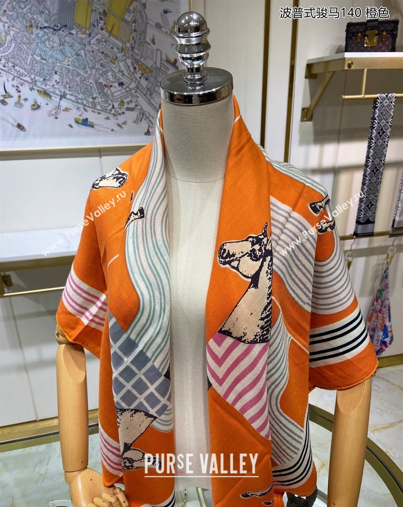 Hermes Shawl 140 Scarf in cashmere and silk 140x140cm Top Quality 123 2024 (wtz-240223123)