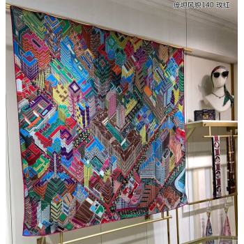 Hermes Shawl 140 Scarf in cashmere and silk 140x140cm Top Quality 139 2024 (wtz-240223139)
