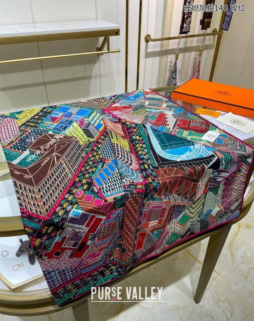 Hermes Shawl 140 Scarf in cashmere and silk 140x140cm Top Quality 139 2024 (wtz-240223139)