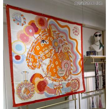 Hermes Shawl 140 Scarf in cashmere and silk 140x140cm Top Quality 16 2024 (wtz-24022316)