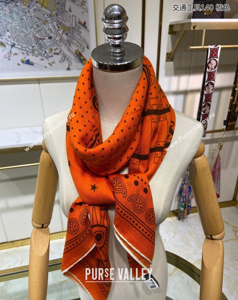 Hermes Shawl 140 Scarf in cashmere and silk 140x140cm Top Quality 22 2024 (wtz-24022322)