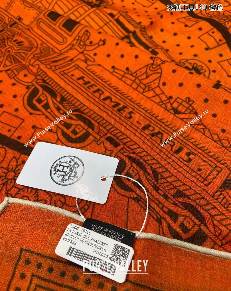 Hermes Shawl 140 Scarf in cashmere and silk 140x140cm Top Quality 22 2024 (wtz-24022322)