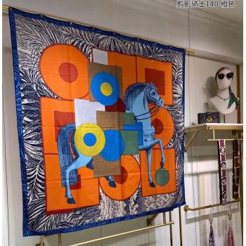 Hermes Shawl 140 Scarf in cashmere and silk 140x140cm Top Quality 33 2024 (wtz-24022333)