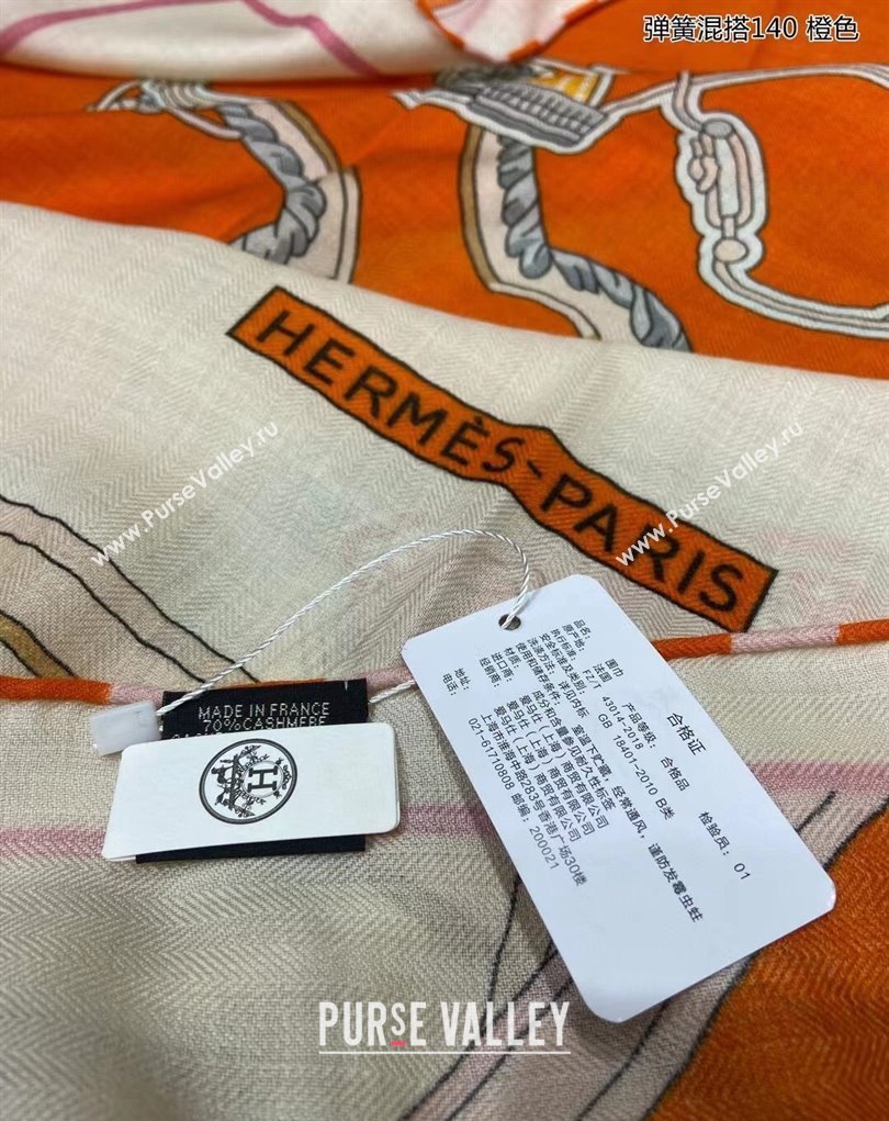 Hermes Shawl 140 Scarf in cashmere and silk 140x140cm Top Quality 39 2024 (wtz-24022339)