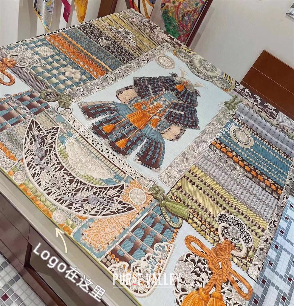 Hermes Shawl 140 Scarf in cashmere and silk 140x140cm Top Quality 78 2024 (wtz-24022378)