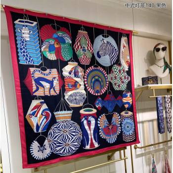 Hermes Shawl 140 Scarf in cashmere and silk 140x140cm Top Quality 99 2024 (wtz-24022399)