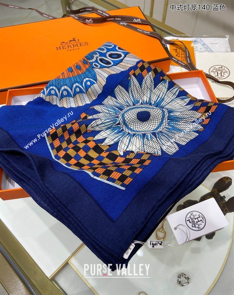 Hermes Shawl 140 Scarf in cashmere and silk 140x140cm Top Quality 100 2024 (wtz-240223100)