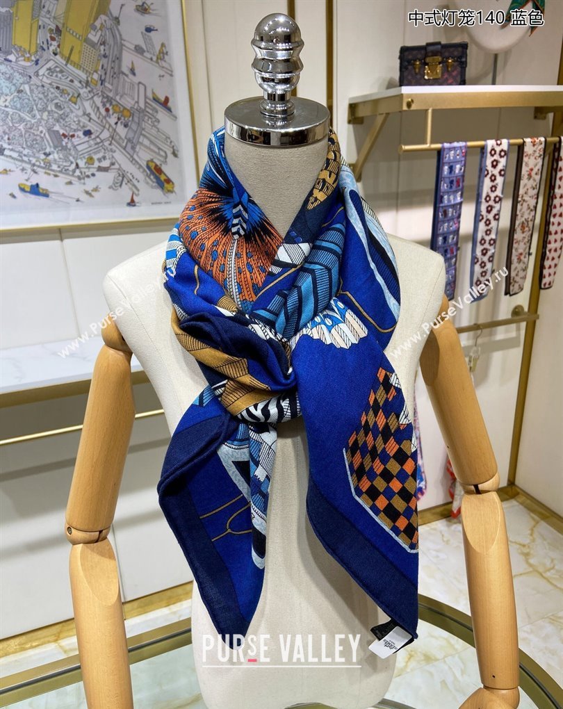 Hermes Shawl 140 Scarf in cashmere and silk 140x140cm Top Quality 100 2024 (wtz-240223100)