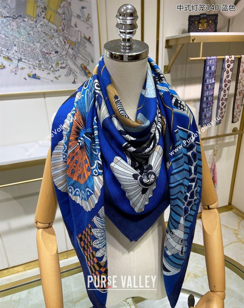 Hermes Shawl 140 Scarf in cashmere and silk 140x140cm Top Quality 100 2024 (wtz-240223100)