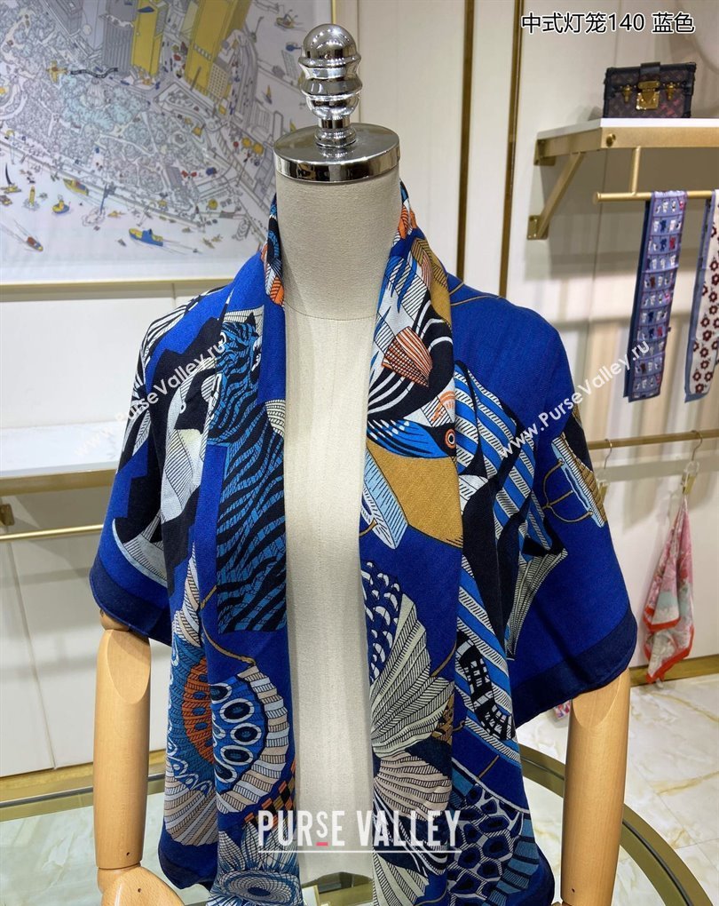 Hermes Shawl 140 Scarf in cashmere and silk 140x140cm Top Quality 100 2024 (wtz-240223100)