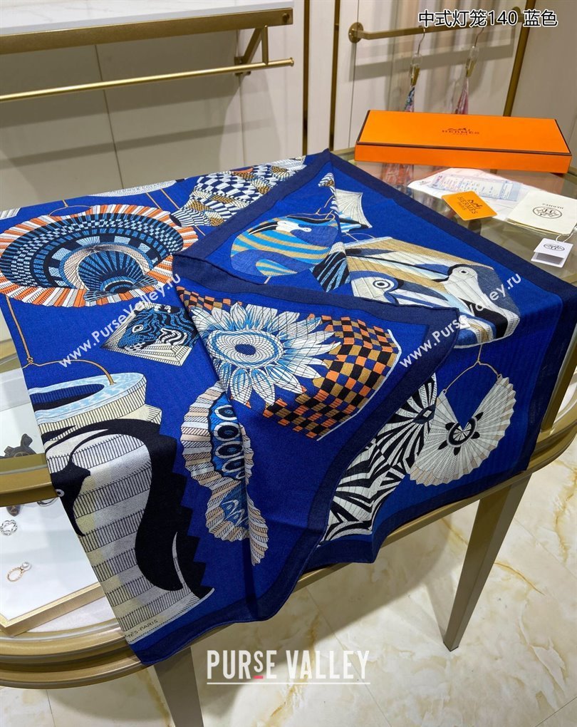 Hermes Shawl 140 Scarf in cashmere and silk 140x140cm Top Quality 100 2024 (wtz-240223100)