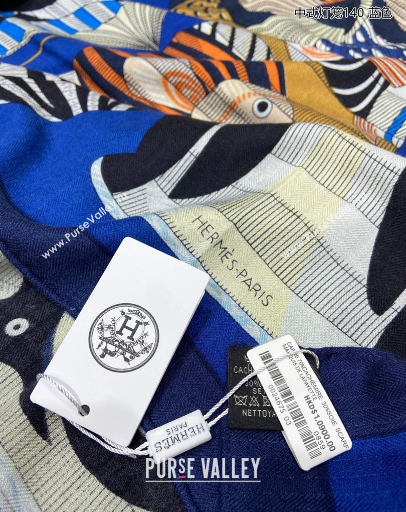 Hermes Shawl 140 Scarf in cashmere and silk 140x140cm Top Quality 100 2024 (wtz-240223100)