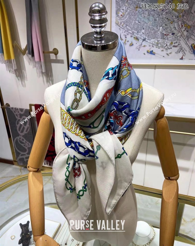 Hermes Shawl 140 Scarf in cashmere and silk 140x140cm Top Quality 108 2024 (wtz-240223108)