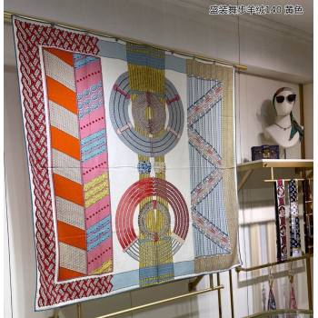 Hermes Shawl 140 Scarf in cashmere and silk 140x140cm Top Quality 162 2024 (wtz-240223162)